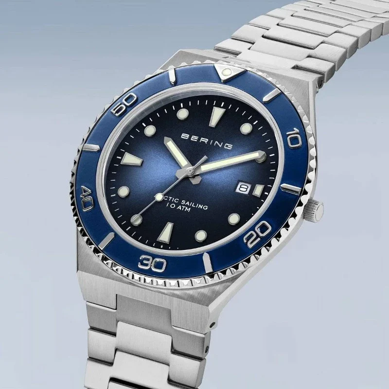 Bering Men's Artic Sailing Sports Watch in Blue 18940-707 - Image 2