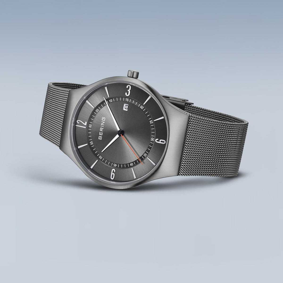 Bering Brushed Grey Men's Watch - Image 2