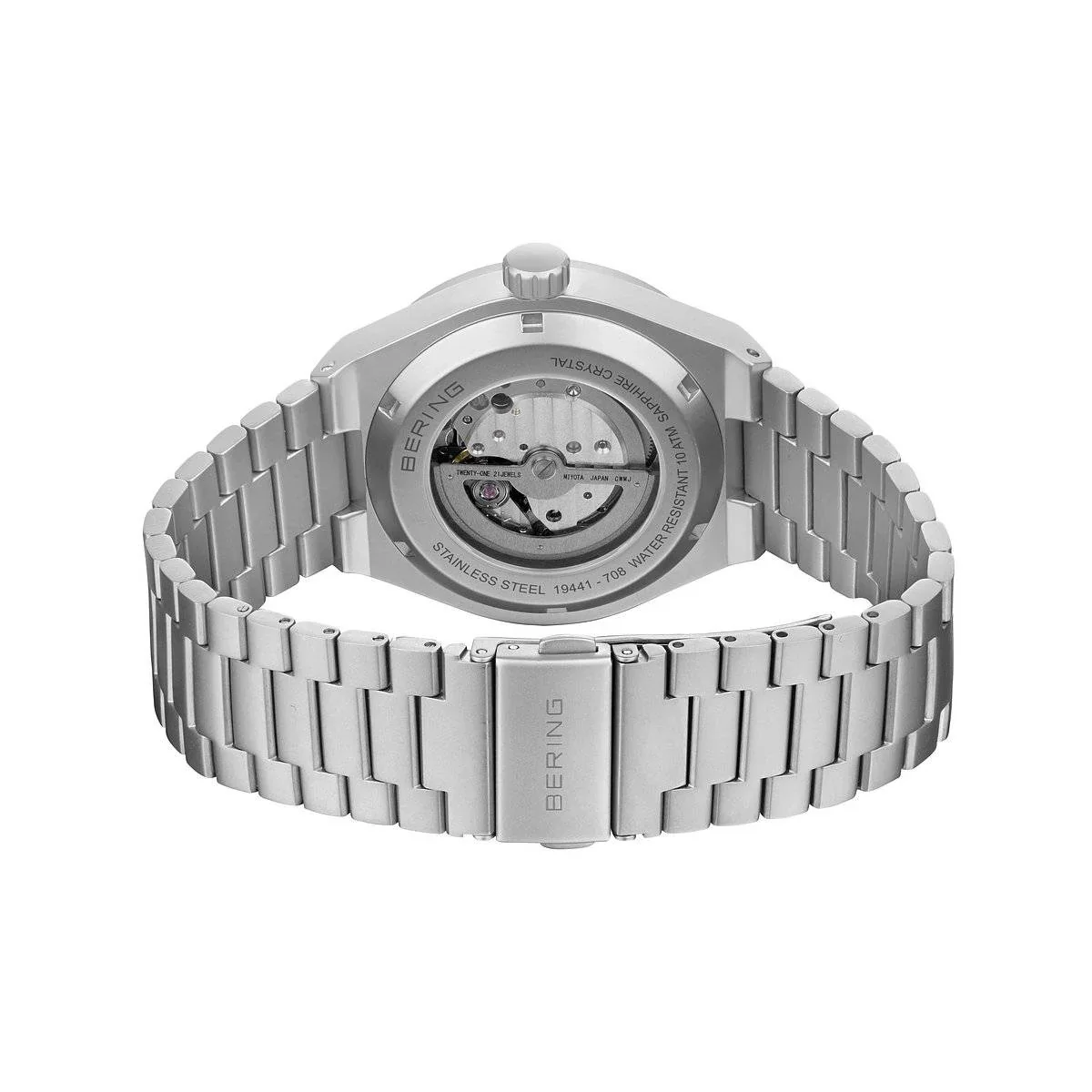 Bering Men's Automatic Watch with Green Dial - Image 3