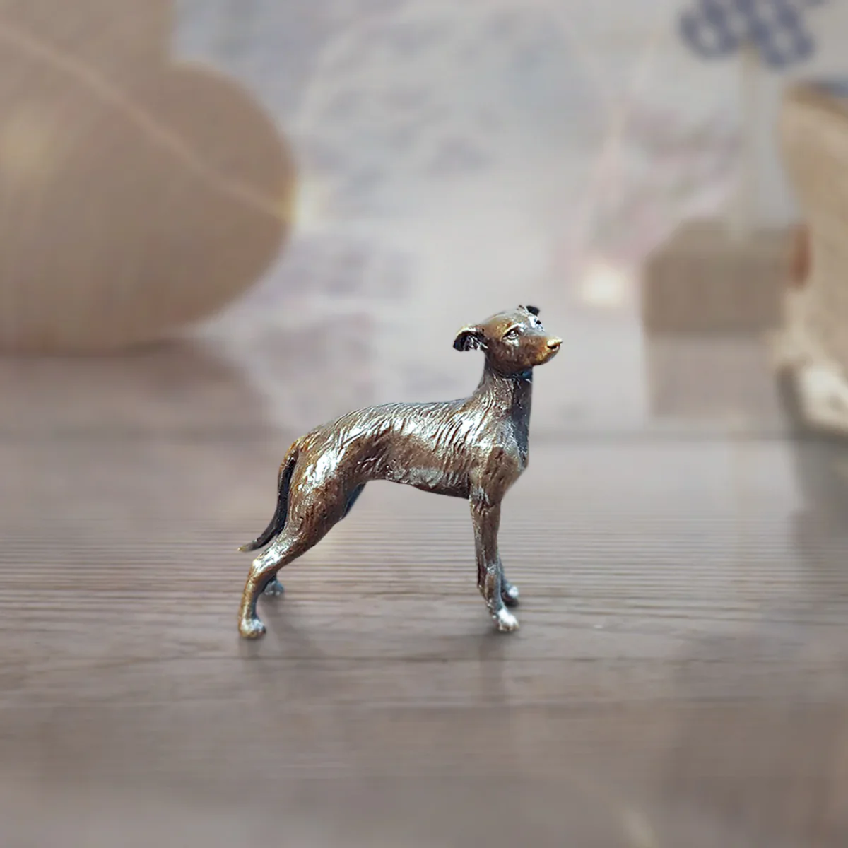 Bronze Lurcher Sculpture - Image 2