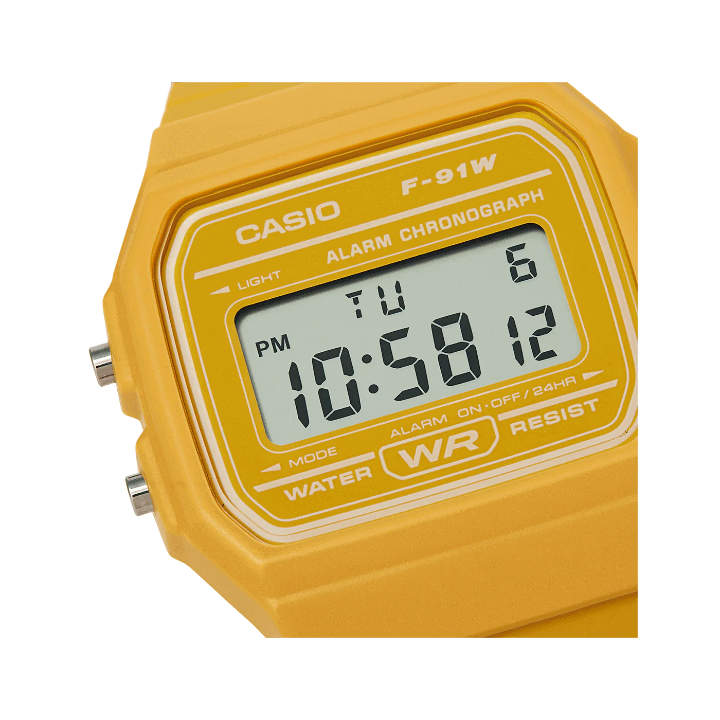 Casio Unisex Classic Watch in Yellow F-91WC-9AEF - Image 3