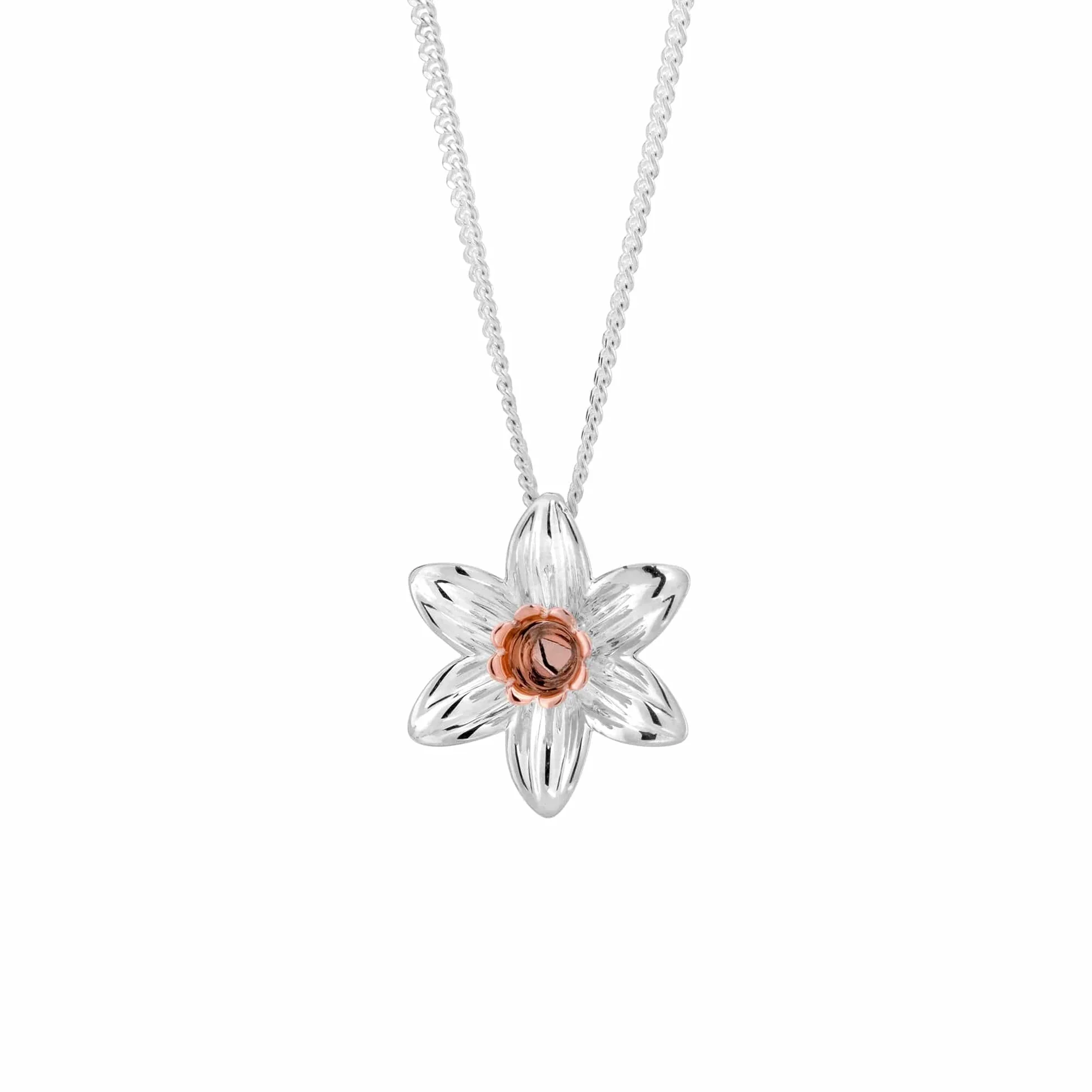 Clogau® Nature's Wonder Sterling Silver Daffodil Pendant - Image 4