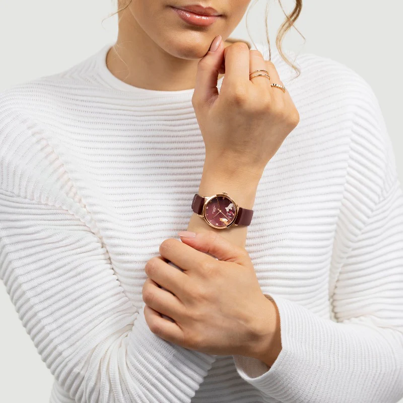 Radley Ladies Watch Oxblood Leather Strap RY21540A - Image 3