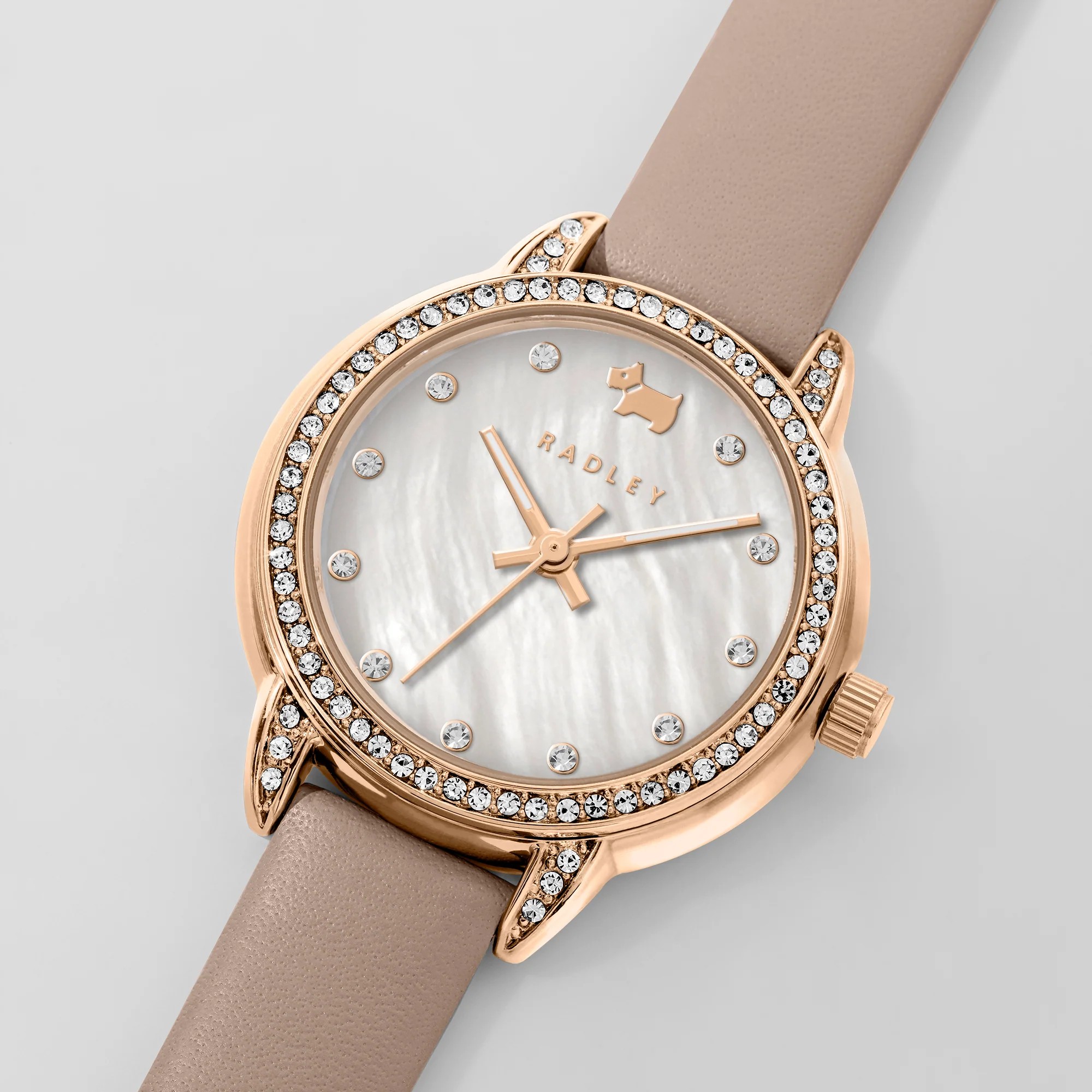 Radley Pale Pink Leather Strap Ladies Watch RY21818 - Image 2