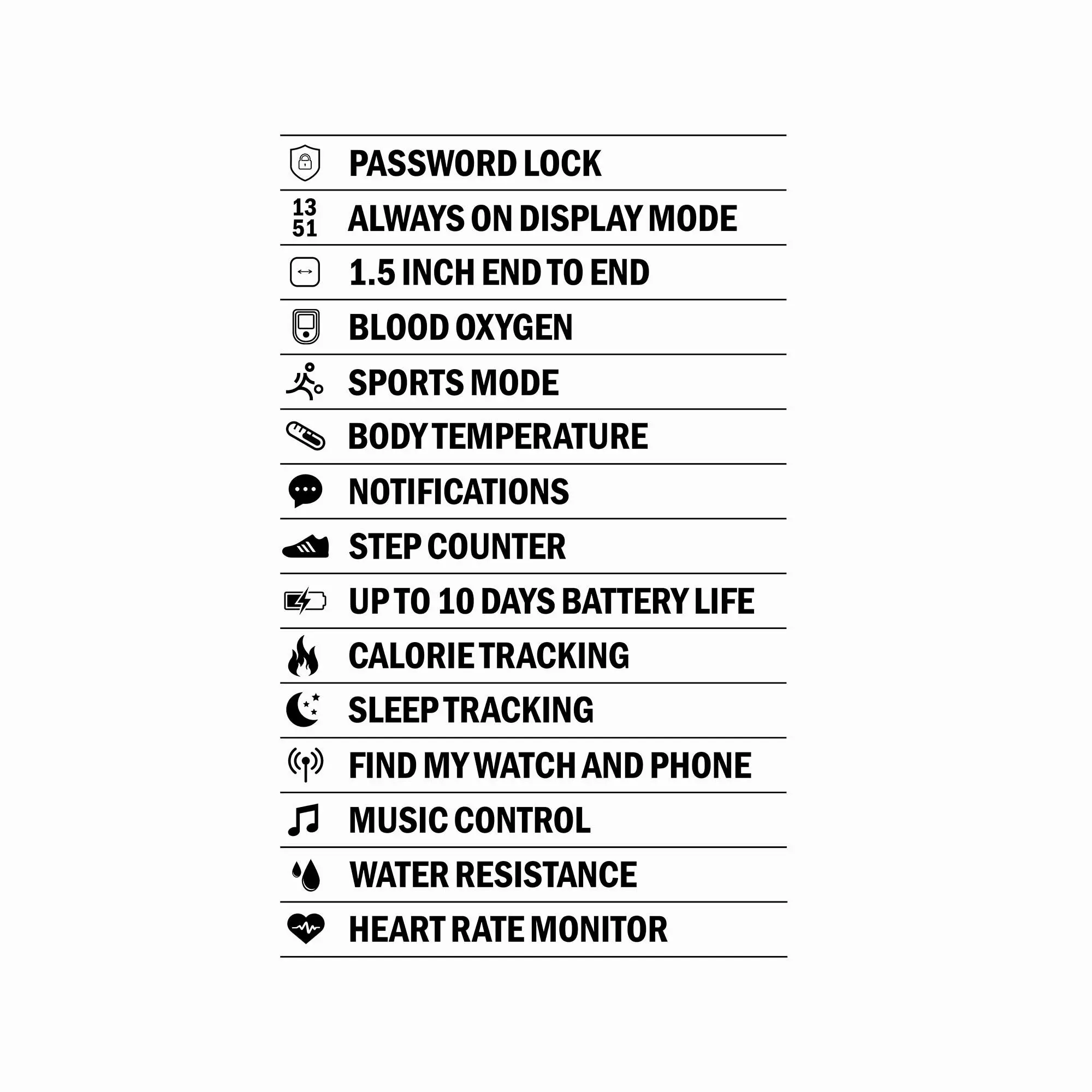 Sekonda Active Plus Smart Watch Stainless Steel Bracelet (30177) - Image 6