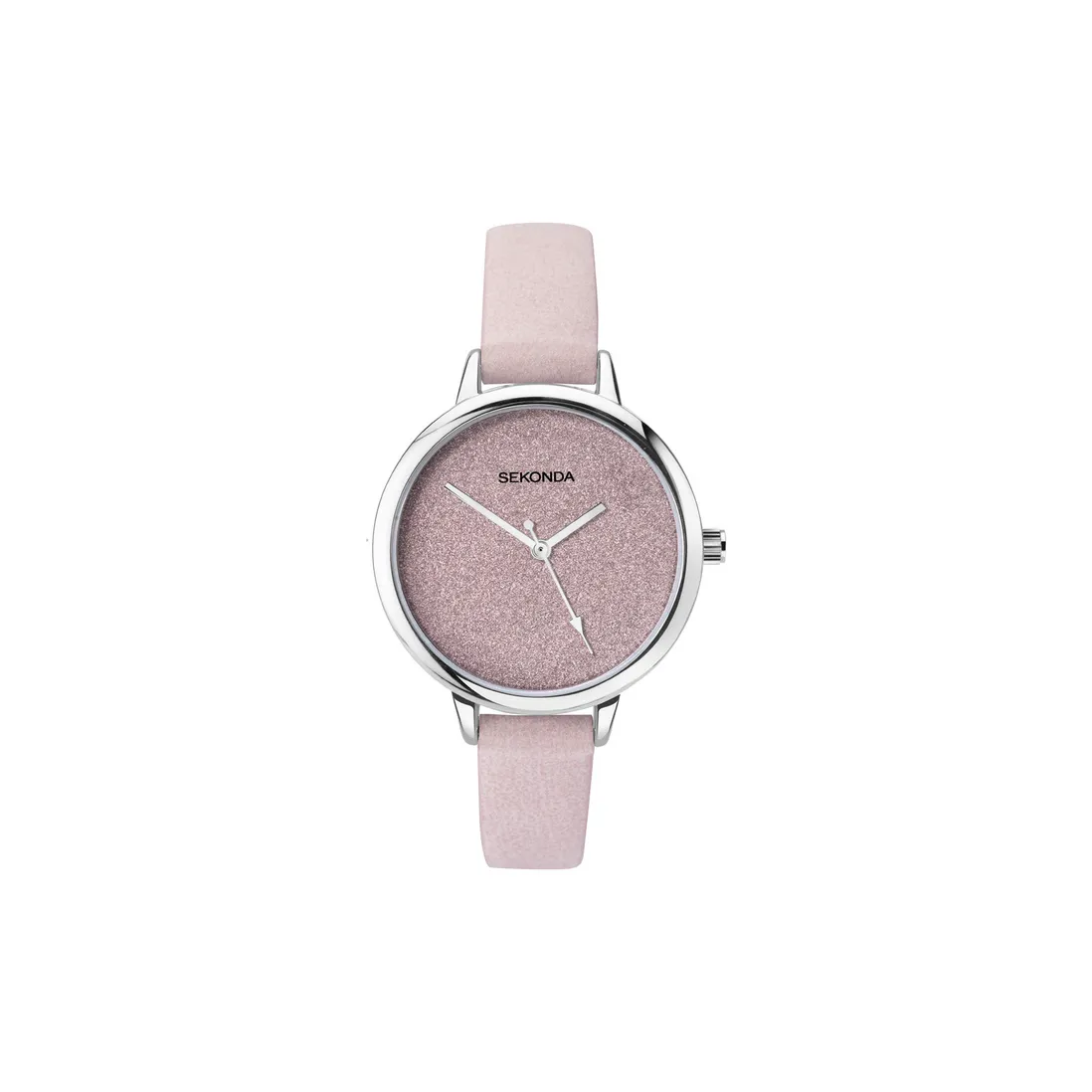 Sekonda Ladies Watch Glitter Dial Pink Strap