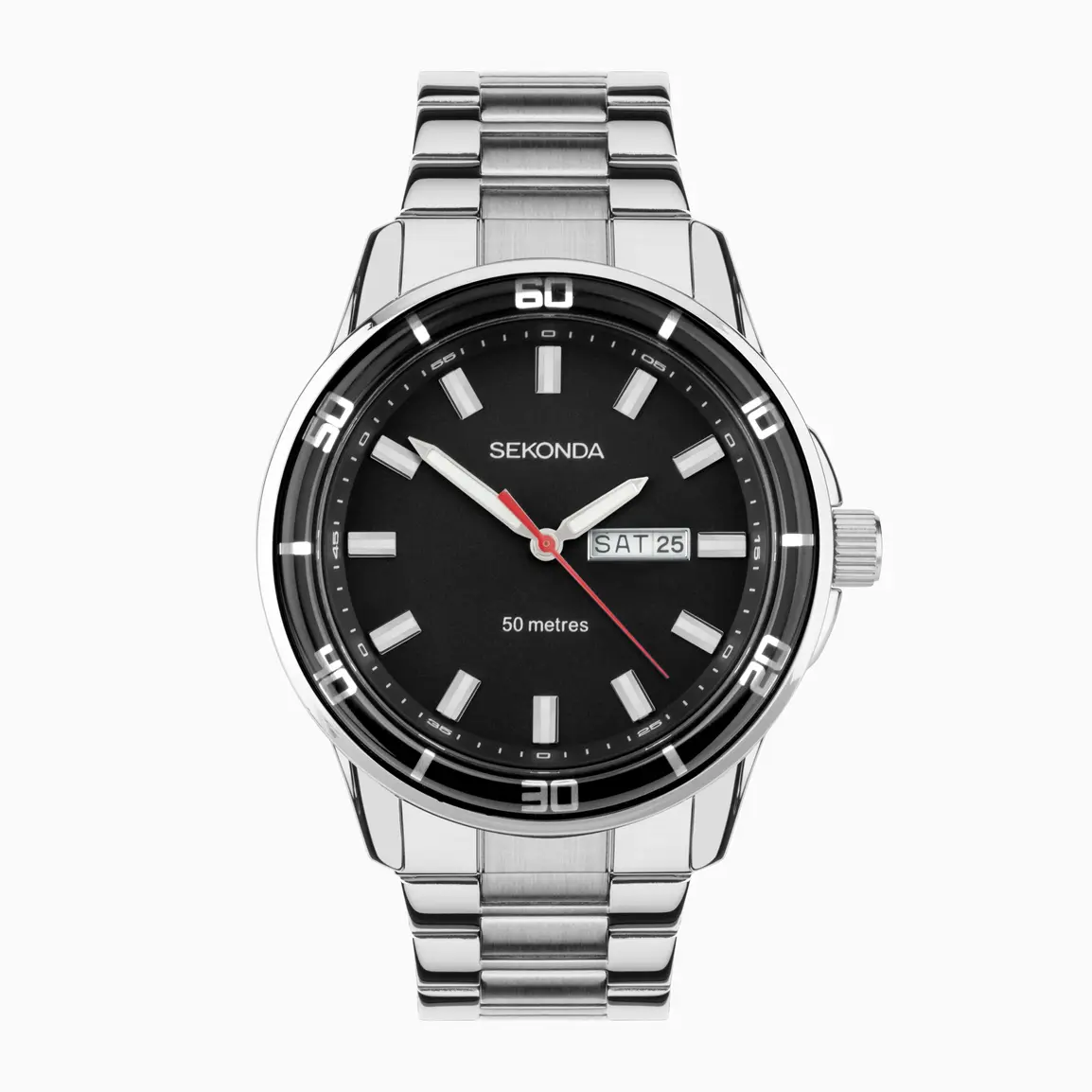 Sekonda Men's Midnight Watch with Black Dial