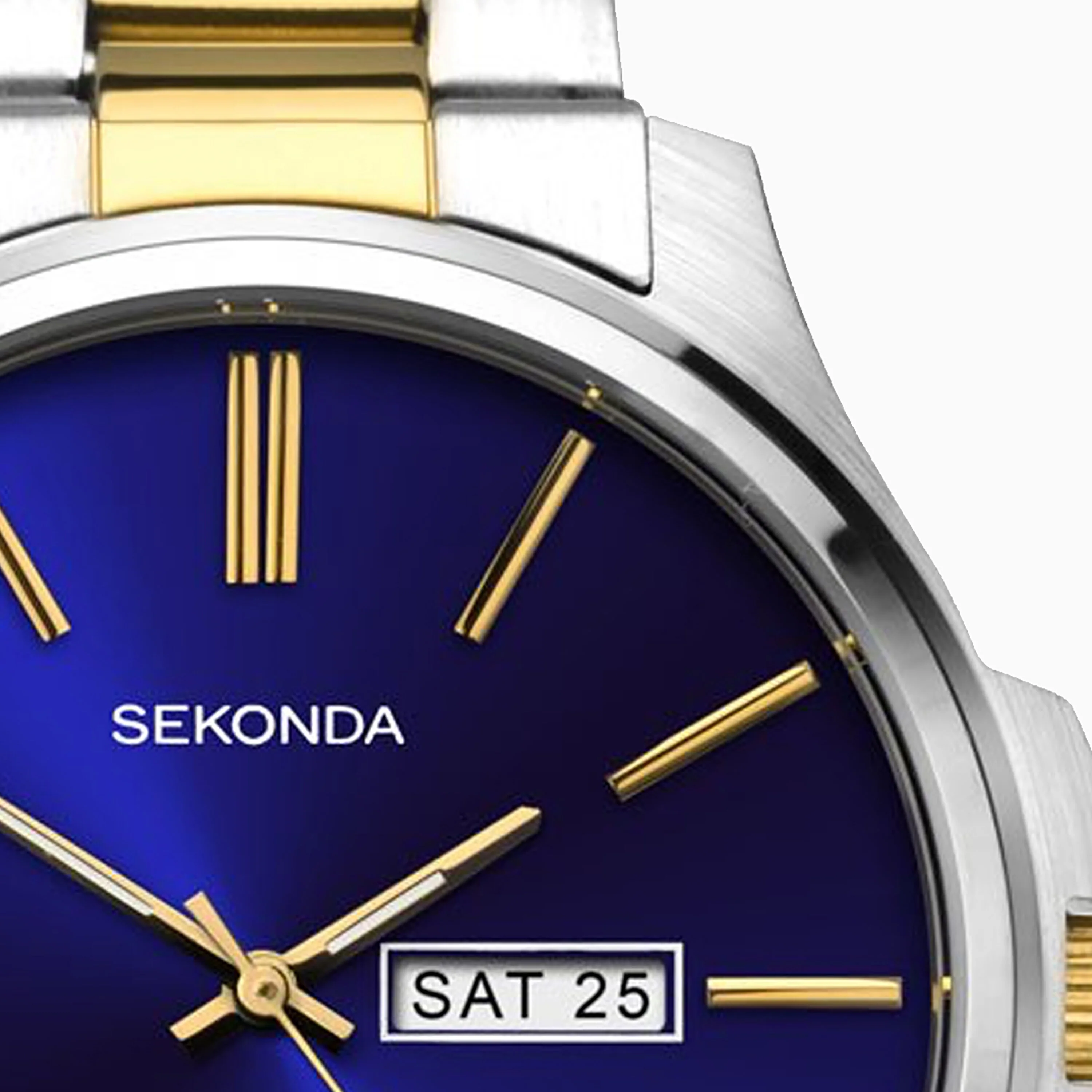 Sekonda Men's Two-Tone Watch with Blue Dial 1440 - Image 2
